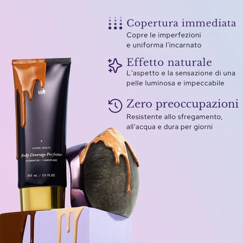 Crema coprente corpo anti-imperfezioni